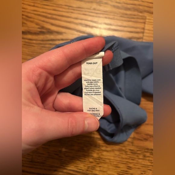 DSG Women's Sz S Blue Workout/Work Out/Athleisure Top/Long Sports Bra - Picture 16 of 16